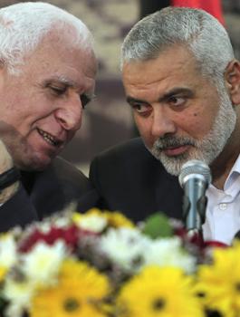 عزام الاحمد والحكومة الفلسطينية وحماس 