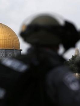 الاعتداء على حراس الاقصى 