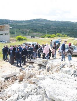 هدم منازل في جبارة 