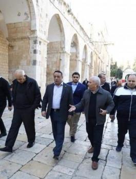 وفد اردني يزور الاقصى 