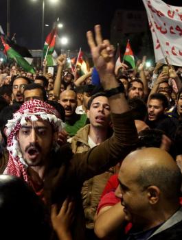انتهاء الاحتجاجات في الأردن وفعاليات احتفال بالدوار الرابع