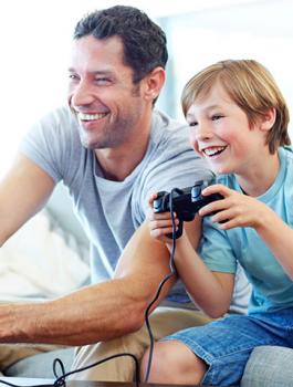 العاب الفيديو والاطفال 