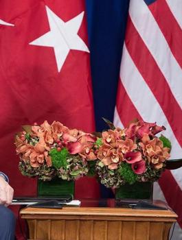 مباحثات بين ترامب واردوغان حول سوريا 