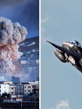 اسرائيل تقصف مواقع لداعش في سوريا 