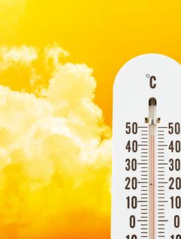 ارتفاع على درجات الحرارة 