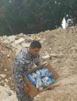 اتلاف  طحينية منتهية الصلاحية في نابلس 