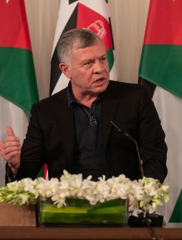 العاهل الاردني والقدس 