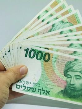 ورقة 500 والف شيقل 