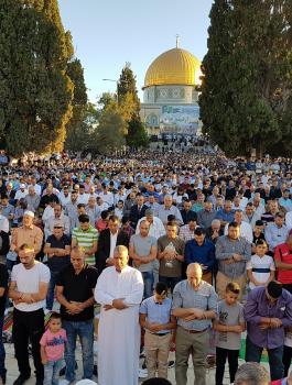 موعد صلاة عيد الفطر في فلسطين 