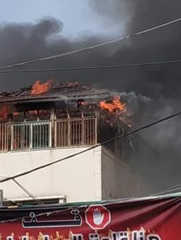 حريق النصيرات 