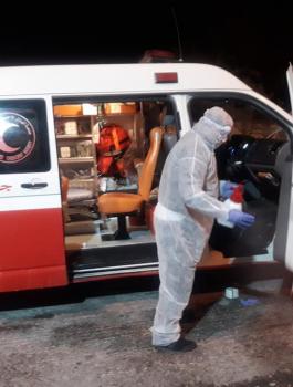 اصابة مسعف بكورونا 