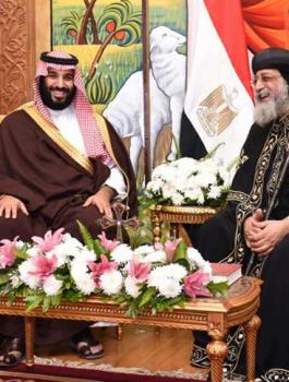 البابا تواضروس: أعجبتني شخصية الأمير وابتسامته واطلاعه وتفهمه للتاريخ