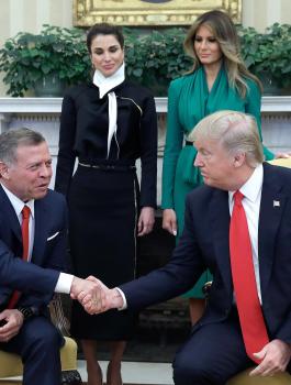 العاهل الاردني والدور الامريكي 