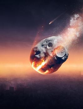 كويكب يقترب من الكرة الأرضية 