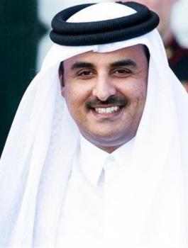 امير قطر وصلاة الاستسقاء 