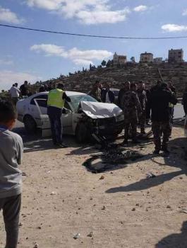 حوادث سير في الضفة الغربية 