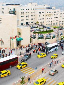 اضراب في الجامعات الفلسطينية 