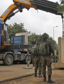 العملية العسكرية الاسرائيلية على الحدود مع لبنان 