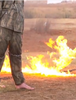 داعش يحرق جنود اتراك 