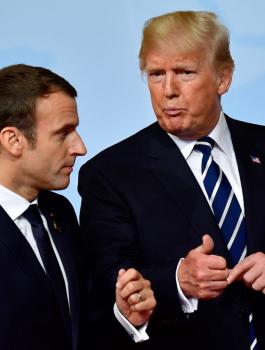 الرئيس الفرنسي: أقنعت ترامب ببقاء قواته في سوريا.. والبيت الأبيض يكذبه