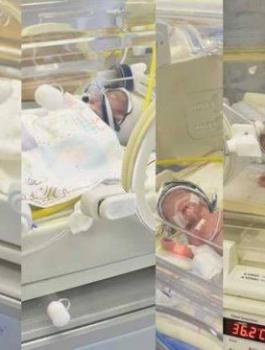 لبنانية تلد 6 أطفال 