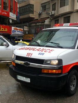 اصلاابة مسعف بفيروس كورونا في نابلس 