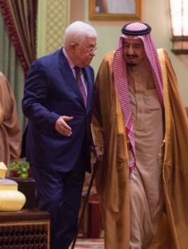 اجتماع بين الرئيس والملك سلمان 