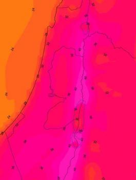 ارتفاع على درجات الحرارة 