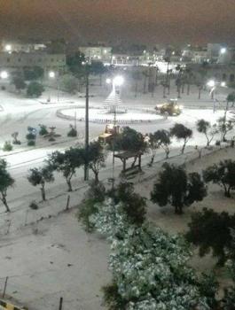 الثلوج في الاردن 