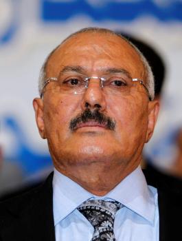 مكان دفن علي عبد الله صالح 