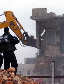 هدم منزل في بيت لحم 