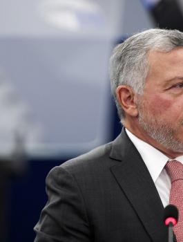 العاهل الاردني والسلام واسرائيل 