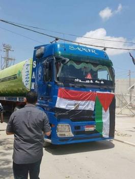 الوقود المصري في غزة 