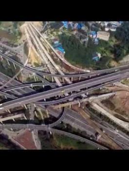 بالفيديو.. الصين تطلق أعقد وأكبر تحويلة طرق بالعالم للحد من الأزمة