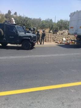 الاحتلال يهدم عرائش خضار في بيت أمر  