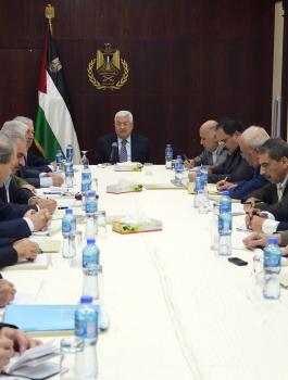 عباس والمجلس المركزي الفلسطيني 