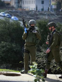 اطلاق النار على شاب فلسطيني شمال رام الله 