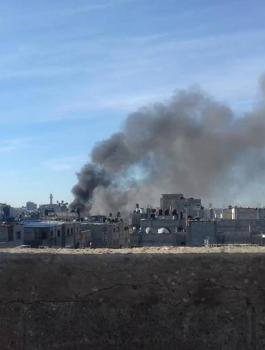 انفجار في دير البلح 