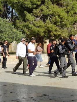 اقتحام المستوطنين للمسجد الأقصى المبارك 