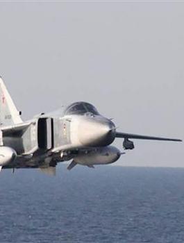 تحطم مقاتلة روسية في سوريا 