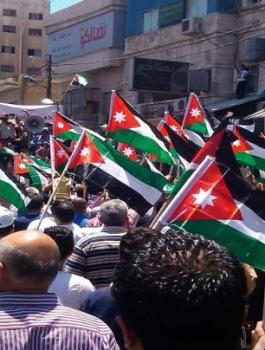 مظاهرات في عمان ضد الارهاب 