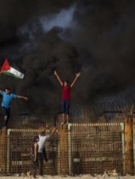 اقتحام الحدود في غزة 