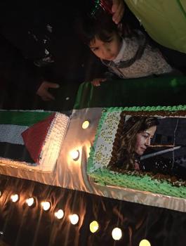 عيد ميلاد الفتاة عهد التميمي 