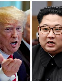 ترامب والكوري الشمالي 