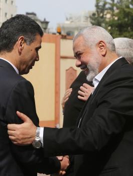 الوفد الامني المصري في غزة 