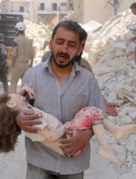 قصف حلب 