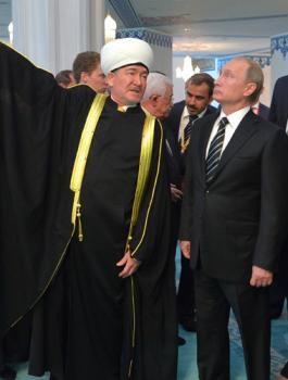 بوتين واردوغان وافتتاح مسجد في القرم 