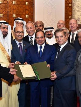 جواد عواد والرئيس المصري 