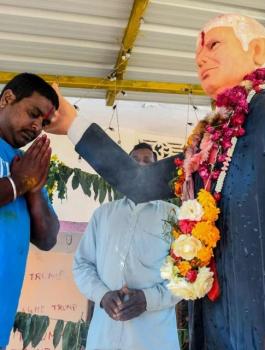 وفاة هندي كان يعبد ترامب 