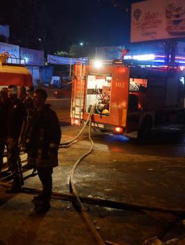 حريق اشتعل في مخبز بقلنديا 